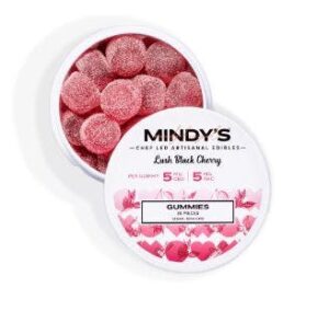 100mg 20pk Gummies | 1:1 Lush Black Cherry | Mindy's