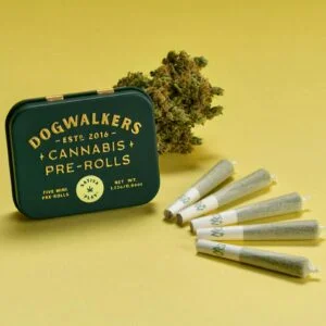 5pk .35g Pre-Rolls | White Durban | Dog Walkers