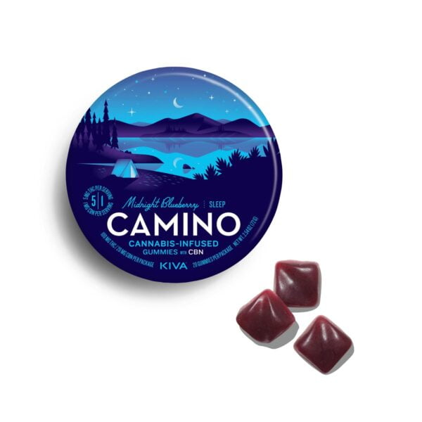 100mg 20pk Gummies | 5:1 Midnight Blueberry | Camino