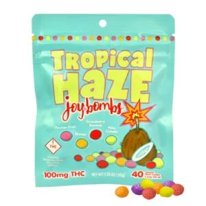 100mg 40pk Fruit Chews | Tropical Haze | Joybombs