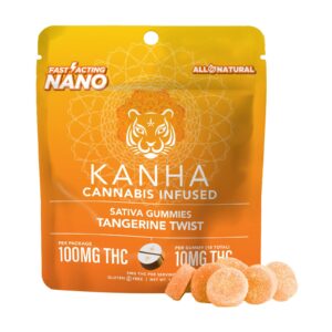 100mg 10pk Gummies | Sativa Tangerine Twist | Kanha