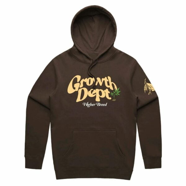 XL Hoodie | Growth Dept - Brown | Higher Breed