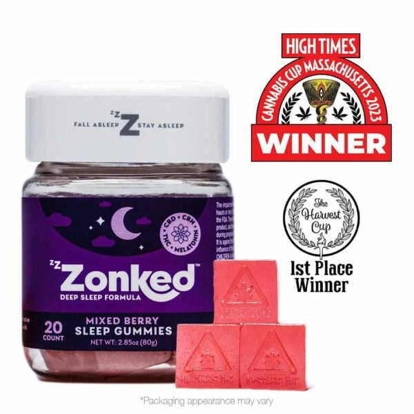 100mg 20pk Gummies | Mixed Berry | Zzzonked