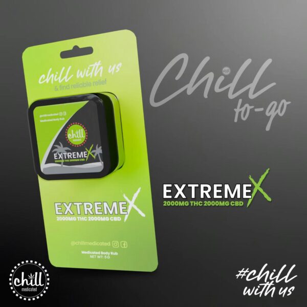 150mg 1:1 Body Rub | Extreme To-Go | Chill Medicated