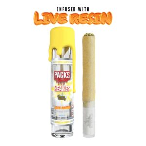 2.5g Infused Heavies Pre-Roll | Banana Flambe | Packwoods