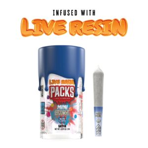 5pk .5g Infused Mini Burst Pre-Rolls | Blue Slurpie | Packwoods