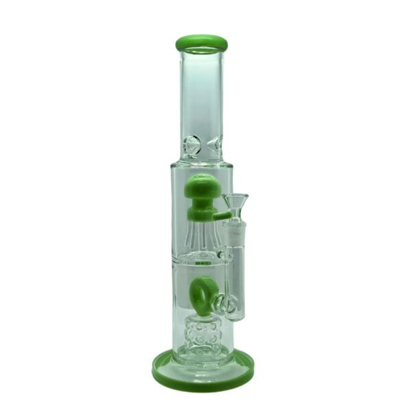 Bong | 14" Dual Chamber Jellyfish Perc Water Pipe | AFG