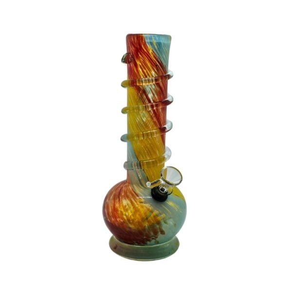 Bong | 9.75" Spherical Swirl Soft Glass | AFG