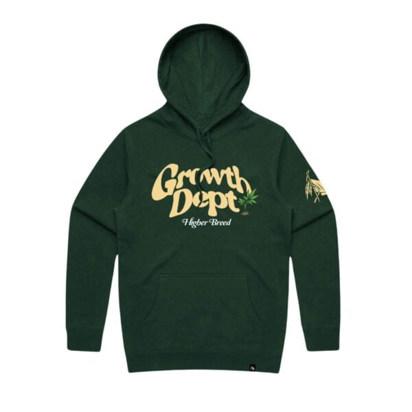 XL Hoodie | Growth Dept - Green | Higher Breed