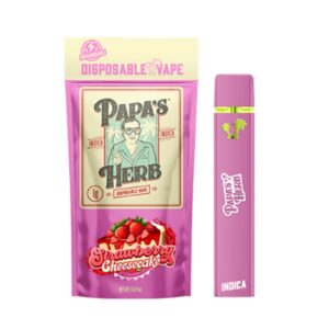 1000mg Disposable | Strawberry Cheesecake | Papa's Herb