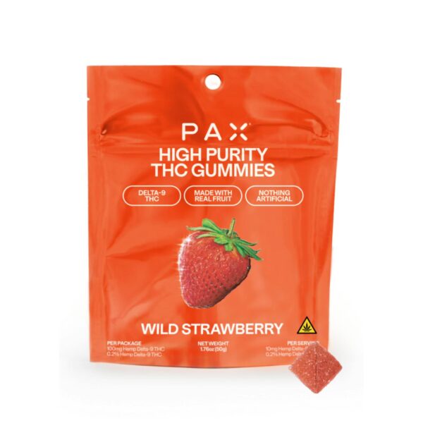 100mg Gummies | Wild Strawberry | PAX