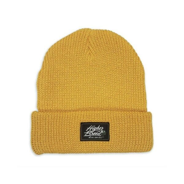 Beanie | Yellow Knit | Higher Breed