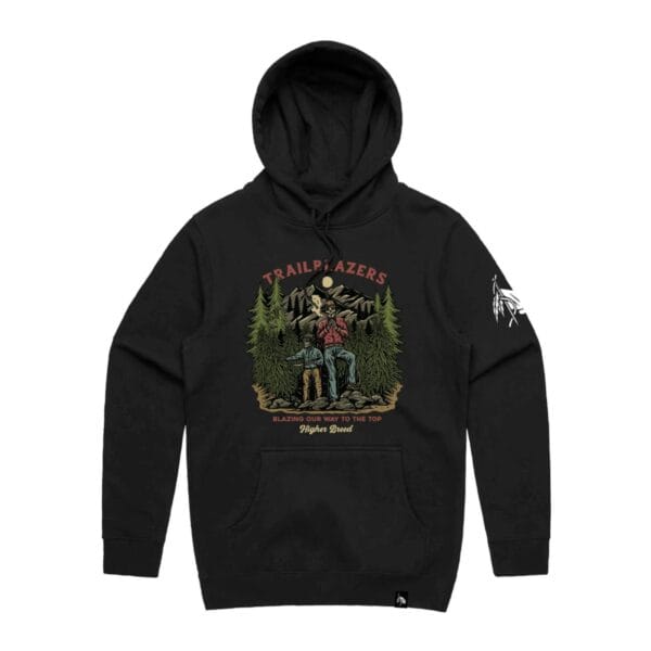 L Hoodie | Trailblazers - Black | Higher Breed