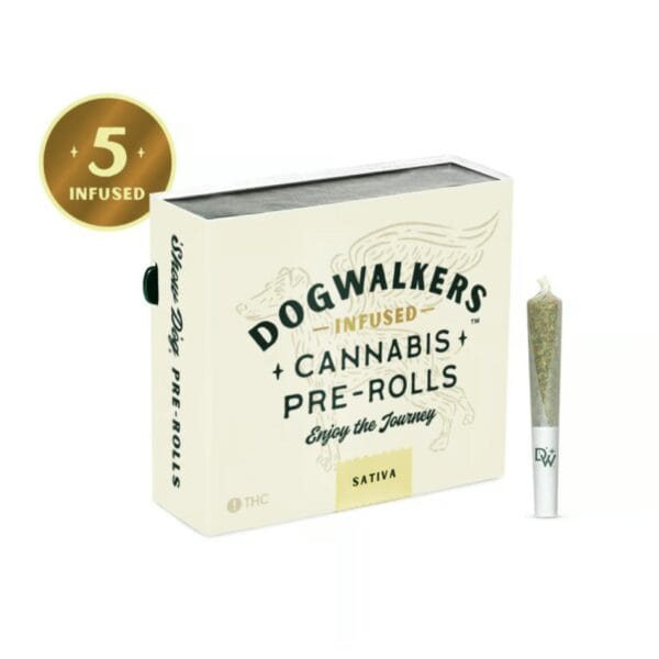 5pk .35g Infused Pre-Roll | Jack Herer | Dogwalkers