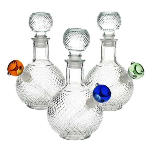 Bong | Vintage Decanter Style Glass Water Pipe - 7.5" | AFG